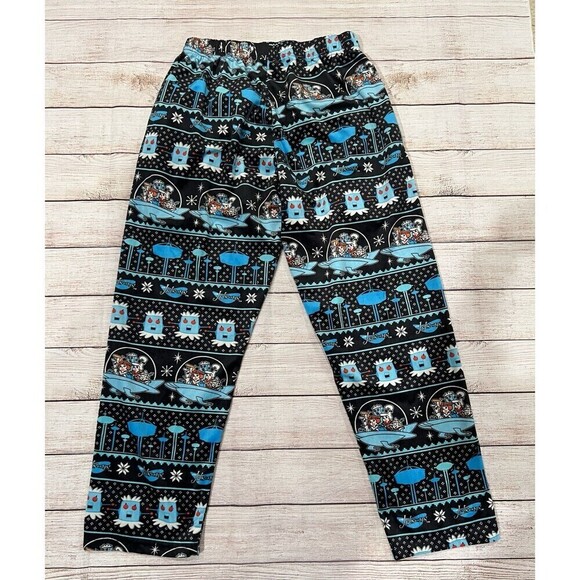 NEW MENS THE JETSONS AEROPOSTALE CRUSHED VELVET FEEL LOUNGE PANTS PAJAMAS SMALL - Picture 3 of 6